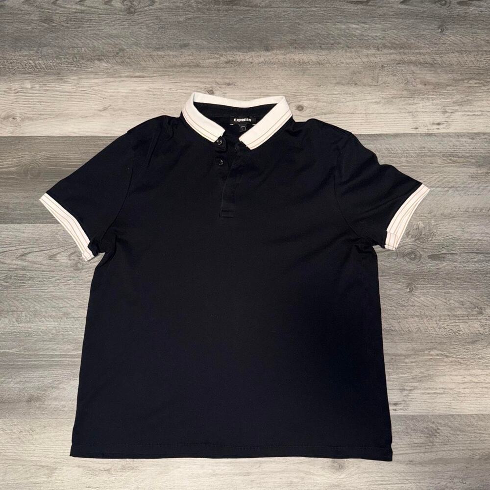 Express black polo shirt
